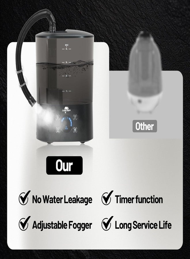 CAVACHEW 4L Reptile Humidifier Fogger Top Fill, Automatic Misting System for Reptiles, Adjustable Fogging, Leak-Proof, Timing Terrarium Mister Tank Humidifier for Snake Chameleon Frog Hermit Crab - Image 3